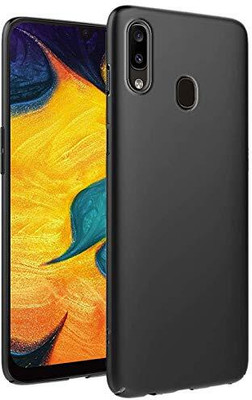 zaperhub Back Cover for Samsung Galaxy A30(Black, Silicon)