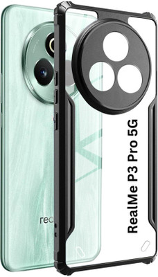 DMJHP Back Cover for Realme P3 Pro 5G(Black, Pack of: 1)