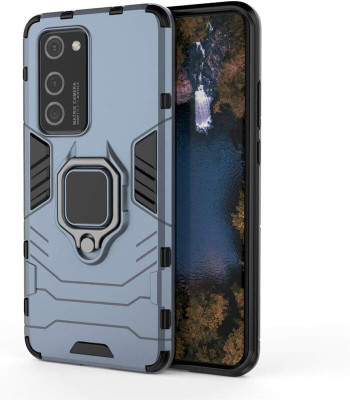 FITSMART Back Cover for Huawei P40 Pro(Blue, Ring Case, Pack of: 1)