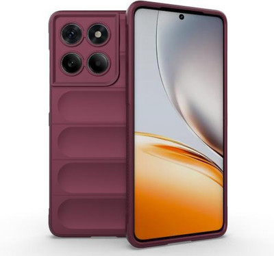 FITSMART Back Cover for MOTOROLA Edge 60 Fusion 5G(Maroon, Microfiber Lining, Pack of: 1)