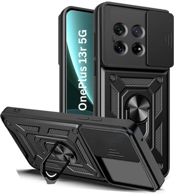 Fablue Back Cover for OnePlus 13R 5G(Black, Rugged Armor, Pack of: 1)