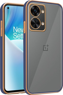 SMARTPOCKET Back Cover for OnePlus Nord 2T 5G(Blue, Gold, 3D Case, Pack of: 1)