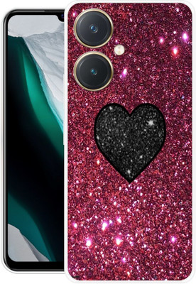 Yuphoria Back Cover for Vivo Y27(Black, Pink, Grip Case, Silicon, Pack of: 1)