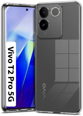 iCopertina Back Cover for Vivo T2 Pro 5G(Transparent, Flexible, Silicon, Pack of: 1)