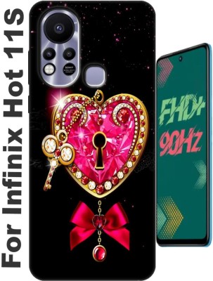 Rockerspot Back Cover for Infinix Hot 11S 2764(Yellow, Shock Proof, Silicon, Pack of: 1)