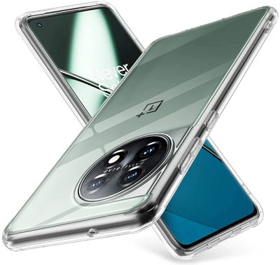 PStuff Back Cover for OnePlus 11R 5G | Ultra Soft Crystal Clear | Full Device & Camera Protection(Transparent, Camera Bump Protector, Pack of: 1)