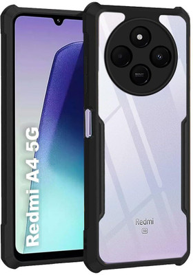 kursa hub Back Cover for Mi Redmi A4 5G / Redmi 14C 5G / Poco C75 5G /Poco M7 5G-a16(Black, Camera Bump Protector, Pack of: 1)