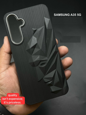 Niukin Back Cover for Samsung Galaxy A35 5G(Black, Shock Proof, Silicon, Pack of: 1)