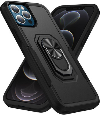 Cover Alive Back Cover for Apple iPhone 12 Pro Max(Black, Dual Protection, Pack of: 1)