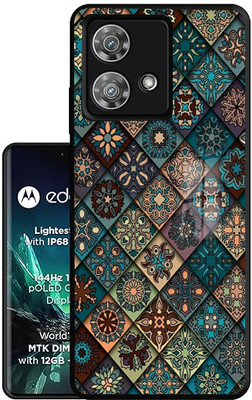 MYSTERIOS Back Cover for Motorola Edge 40 Neo 5G(Multicolor, Matte Finish, Pack of: 1)