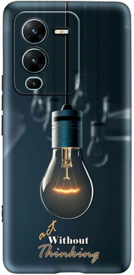 printwhiz Back Cover for Vivo V25 Pro(Black)