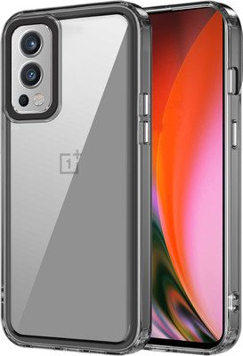 MJENTERPRISE Back Cover for OnePlus Nord 2 5G(Black, Grip Case)