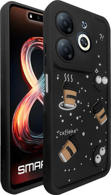 KartV Back Cover for Infinix Smart 8 HD(Black, Camera Bump Protector, Pack of: 1)