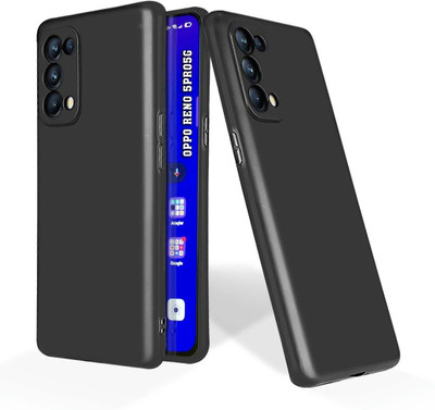 printwhiz Back Cover for OPPO Reno5 Pro 5G(Black)