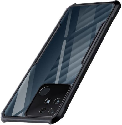 Bhavishyahub Back Cover for Realme Narzo 50A Back CoverBH(Black, Transparent, Shock Proof, Pack of: 1)