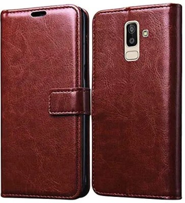 VSS Back Cover for Samsung Galaxy J8(Brown, Dual Protection, Pack of: 1)