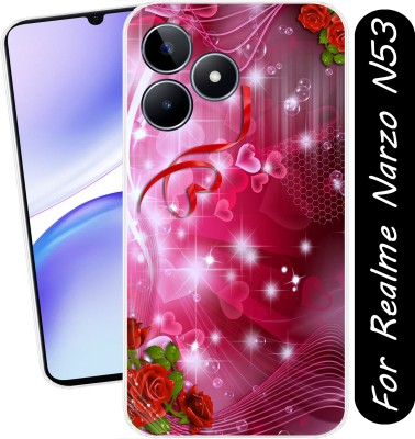 SmartGoldista Back Cover for Realme Narzo N53(Multicolor, Flexible, Silicon, Pack of: 1)