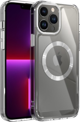 CaseMuse Back Cover for Apple Iphone 13 Pro Max(Silver, Shock Proof, Pack of: 1)