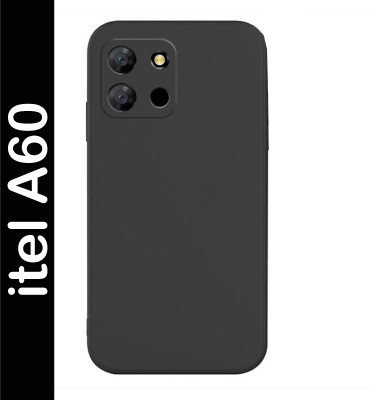 Flipkart SmartBuy Back Cover for itel A60(Black, Flexible, Silicon, Pack of: 1)