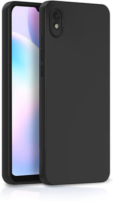 ZAMN Back Cover for REDMI 9I(Black, Silicon, Pack of: 1)