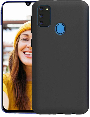 zaperhub Back Cover for Samsung Galaxy M30s(Black, Silicon)