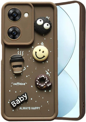 Micvir Back Cover for Vivo T3 Lite 5G(Brown, Silicon, Pack of: 1)
