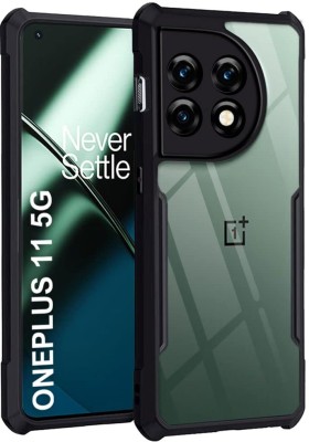 INCLU Back Cover for OnePlus 11(Black, Rugged Armor, Pack of: 1)
