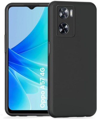 S-Gripline Back Cover for Oppo A57 4G, Premium TPU 3D Plain Candy Case(Black, Pack of: 1)
