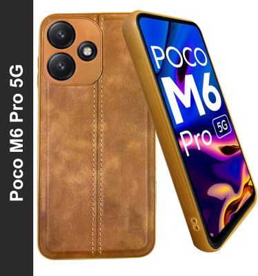 Artistque Back Cover for Poco M6 Pro 5G(Brown, Grip Case, Pack of: 1)
