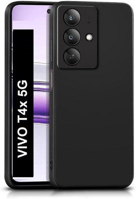 NKCASE Back Cover for Vivo T4x 5G, VIVO T4X 5G, [CND](Black, Shock Proof, Pack of: 1)