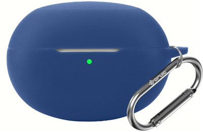 CRUIC Back Cover for Soft Silicone Case Cover For Realme Buds Air 5(Blue, Shock Proof, Silicon, Pack of: 1)
