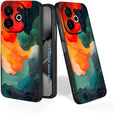 CLASSYPRINT Back Cover for Tecno Spark 30c / POP 9 5G(Black)