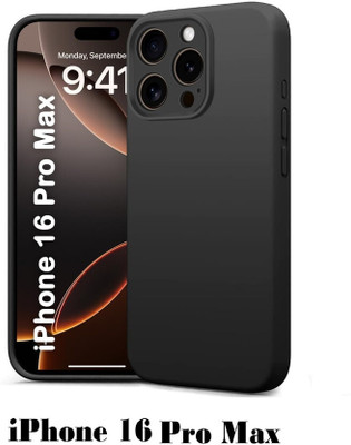 DMJHP Back Cover for Apple iPhone 16 Pro Max(Black, Camera Bump Protector, Pack of: 1)