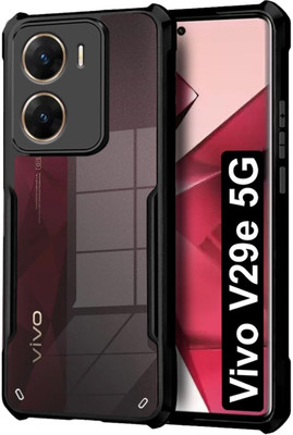 Aaralhub Back Cover for Vivo V29e 5G(Black)