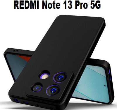 GDBUY Back Cover for Redmi Note 13 Pro 5G(Black, Pack of: 1)