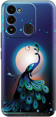 printwhiz Back Cover for Tecno Spark Go 2022, Tecno Spark 8C, Tecno Spark 9(Black)
