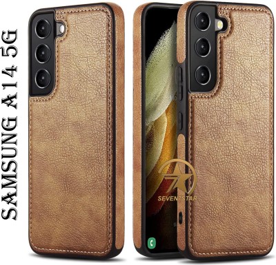 SEVEN7STAR Back Cover for Samsung Galaxy A14 5G(Brown, Dual Protection, Pack of: 1)