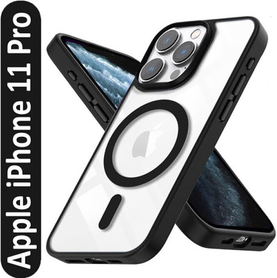 Infinite Case Back Cover for Apple iPhone 11 pro(Black, Magsafe, Pack of: 1)