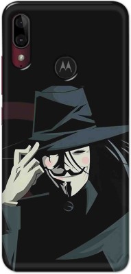 NDCOM Back Cover for Motorola Moto E6s Black Joker Printed(Multicolor, Hard Case, Pack of: 1)