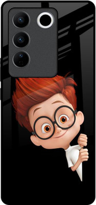 Hocopoco Back Cover for Vivo V27 5G(Black, Grip Case, Pack of: 1)