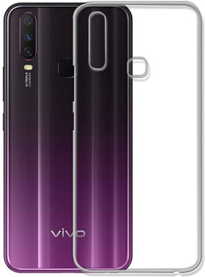 SRT Back Cover for Vivo Y12(Transparent, Camera Bump Protector, Pack of: 1)