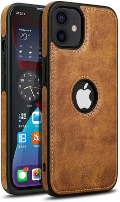 Bonqo Back Cover for APPLE iPhone 12(Brown, Dual Protection, Pack of: 1)