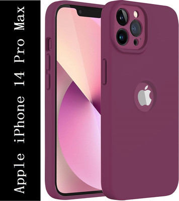 Flipkart SmartBuy Back Cover for Apple iPhone 14 Pro Max(Maroon, Camera Bump Protector, Silicon, Pack of: 1)
