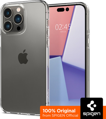 Spigen Liquid Crystal Back Cover for Apple iPhone 14 Pro Max(Transparent, Shock Proof, Pack of: 1)