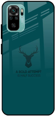 Hocopoco Back Cover for Redmi Note 10S(Green, Grip Case, Pack of: 1)