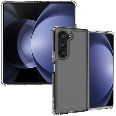 COVERLINE Back Cover for Samsung Galaxy Z Fold 5 5G Premium PC Bumper Transparent Polycarbonate Case(Transparent, Shock Proof, Pack of: 1)