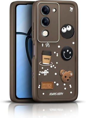 Seetu Back Cover for vivo T4 Lite 5G(Brown)