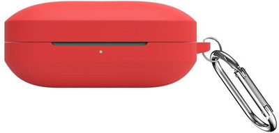 Auronix Silicone Press and Release Earbuds Case For Silicone Case Cover For Onepluss Buds 3(Red R)