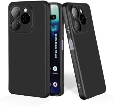 FeelWhiz Back Cover for Tecno Spark 20 Pro 5G(Black)