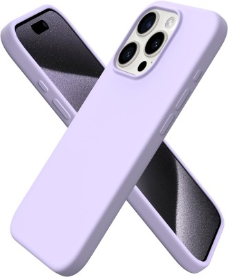 COPPAIRE Back Cover for iPhone 15 Pro Case, Slim Liquid Silicone 3 Layers Full Protective Phone Cover - Lavender(Multicolor, Microfiber Lining, Silicon, Pack of: 1)